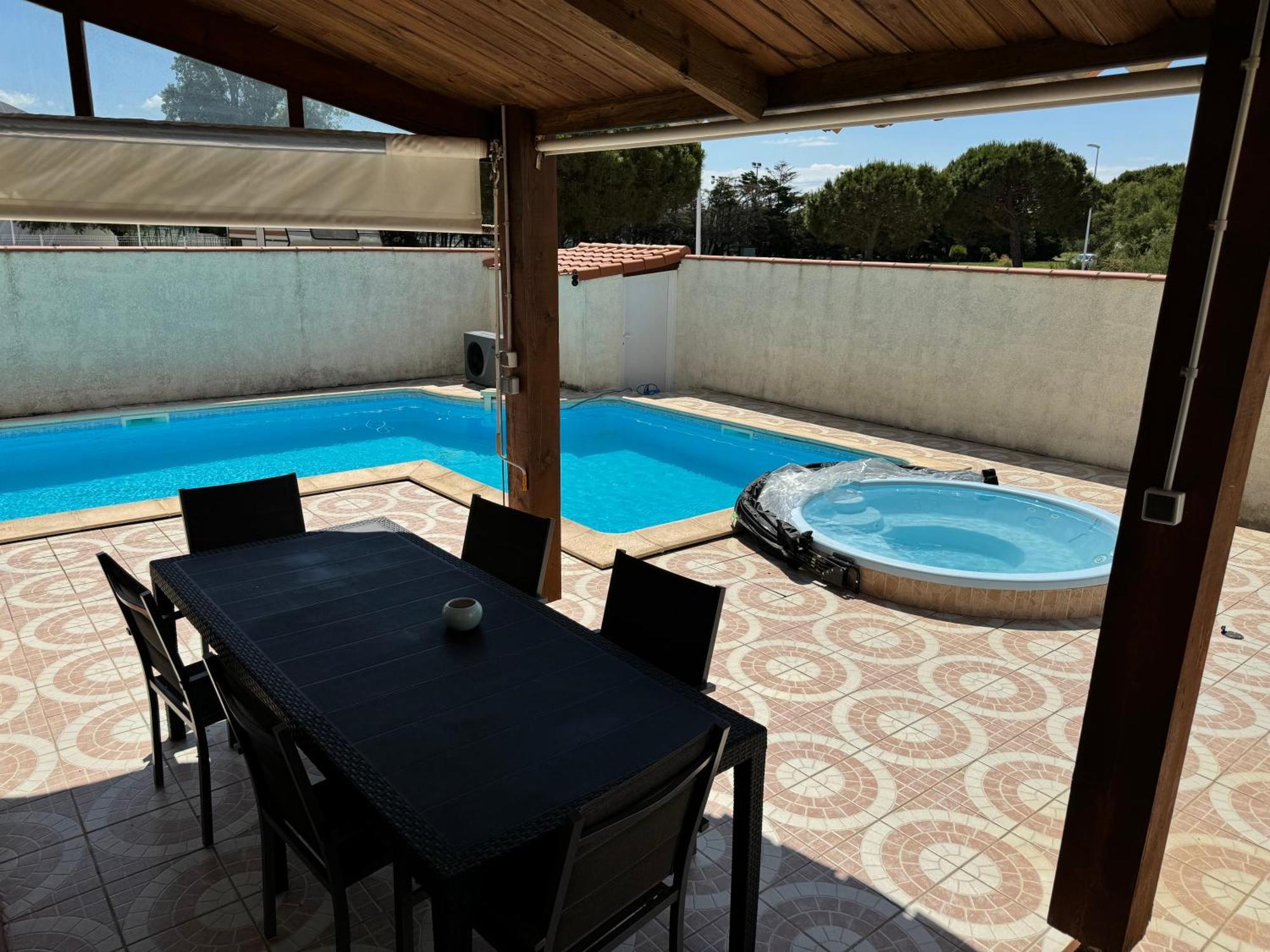 Villa La Lagune Piscine Et Spa Prives 8 Couchages Parking Prive Et Borne De Recharge Electrique Le Barcares Phòng bức ảnh